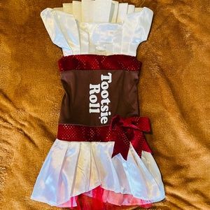 Girls Tootsie Roll Halloween Costume